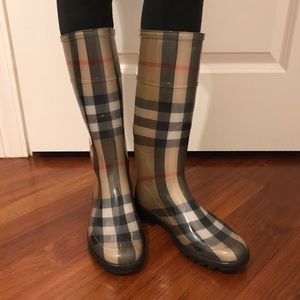 Burberry Classic Tall Rain Boots